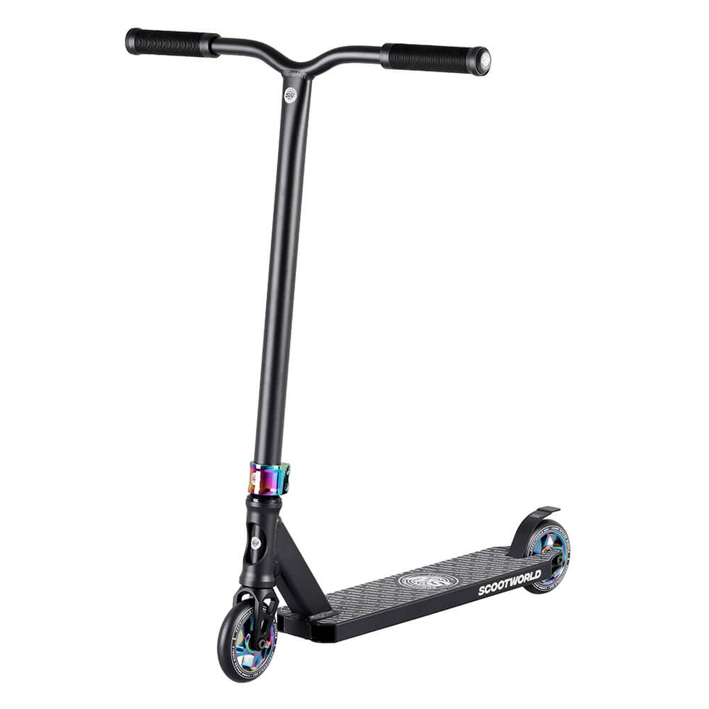 ScootWorld Bend Stunt Scooter - Black/Rainbow-ScootWorld.de