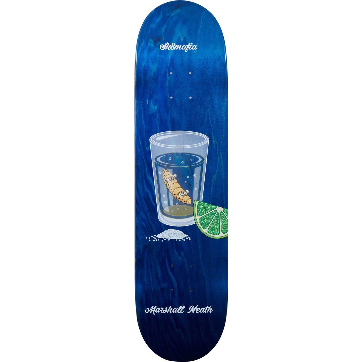 Sk8mafia Marshall Heath Hacked Skateboard Deck - Blue-ScootWorld.de