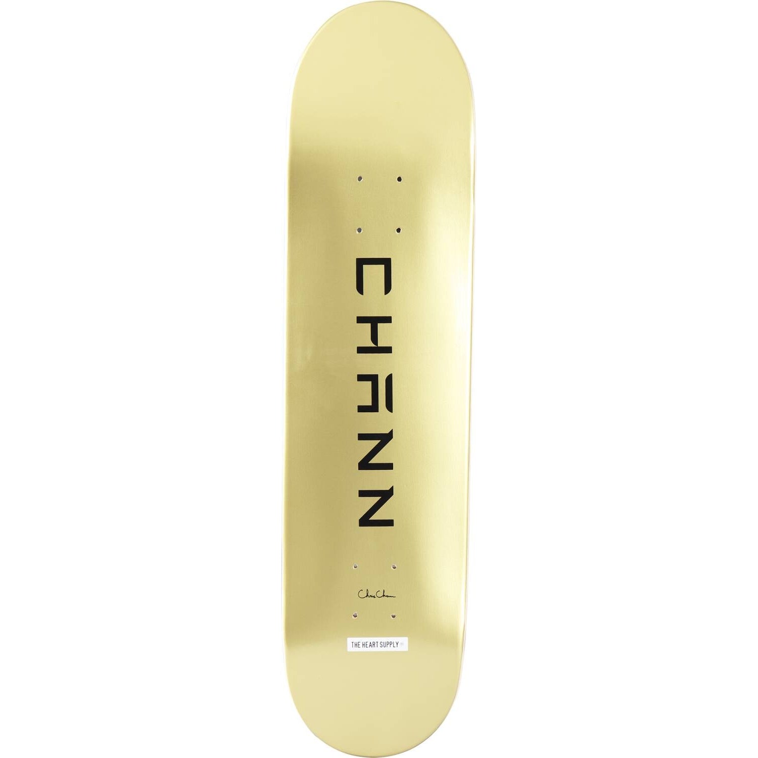 Heart Supply Chris Chann Pro Skateboard Deck - Golden-ScootWorld.de