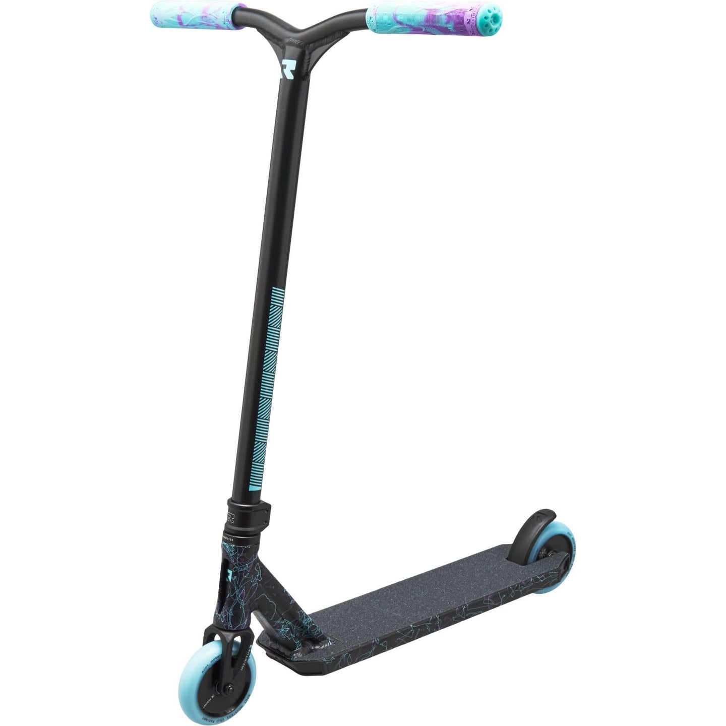 Root Invictus Stunt Scooter - Black/Blue/Purple-ScootWorld.de