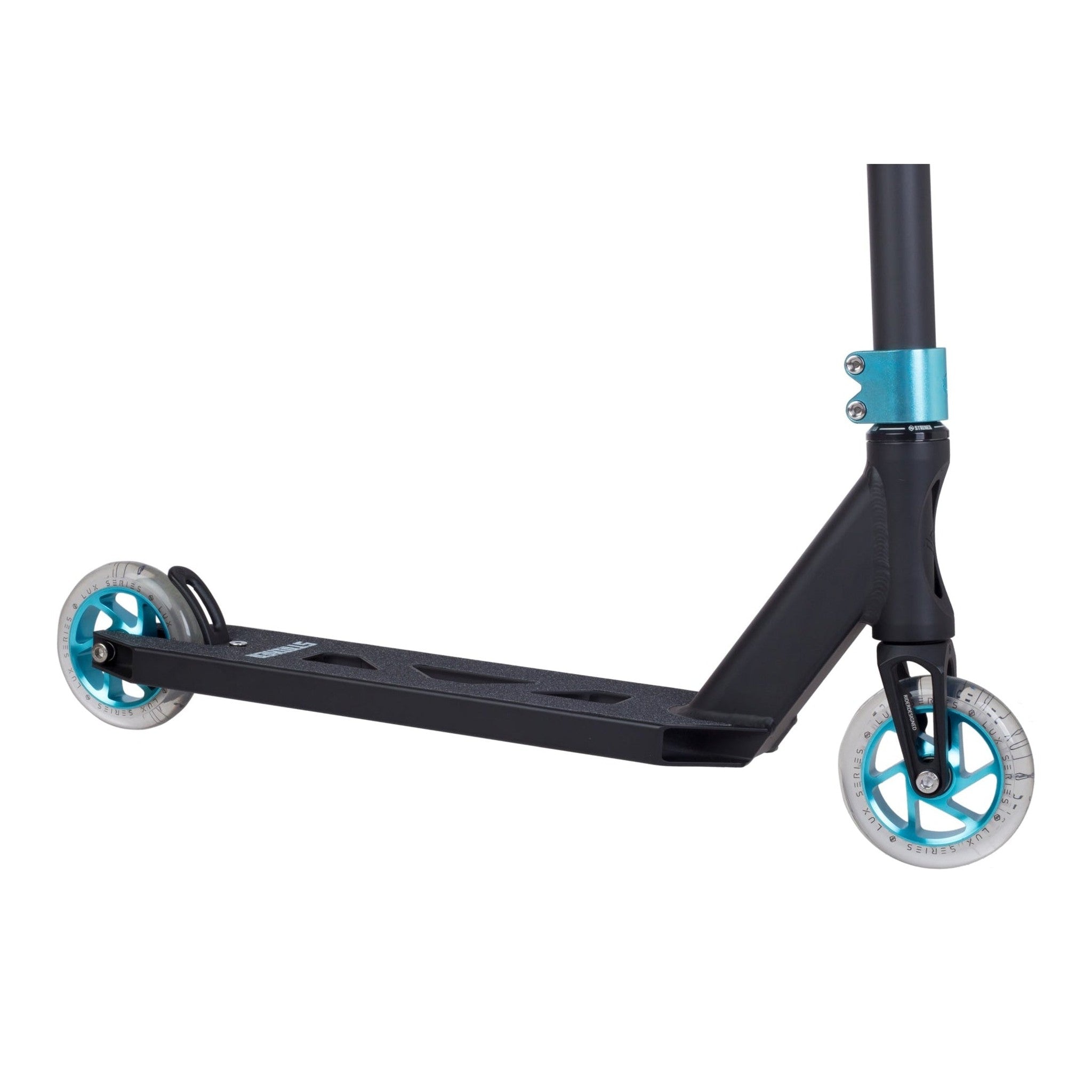 Striker Lux Youth Stunt Scooter - Clear/Teal-ScootWorld.de