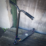 ScootWorld Rainbow Custom Build Stunt Scooter - Black/Rainbow-ScootWorld.de