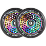 Root Honeycore 110mm Stunt Scooter Rollen 2-pack - Regenbogen
