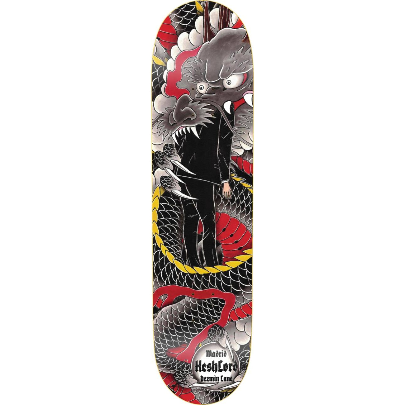 Madrid HeshLord Skateboard Deck - Grey-ScootWorld.de