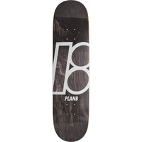 Plan B Team Stain Skateboard Deck - Black-ScootWorld.de