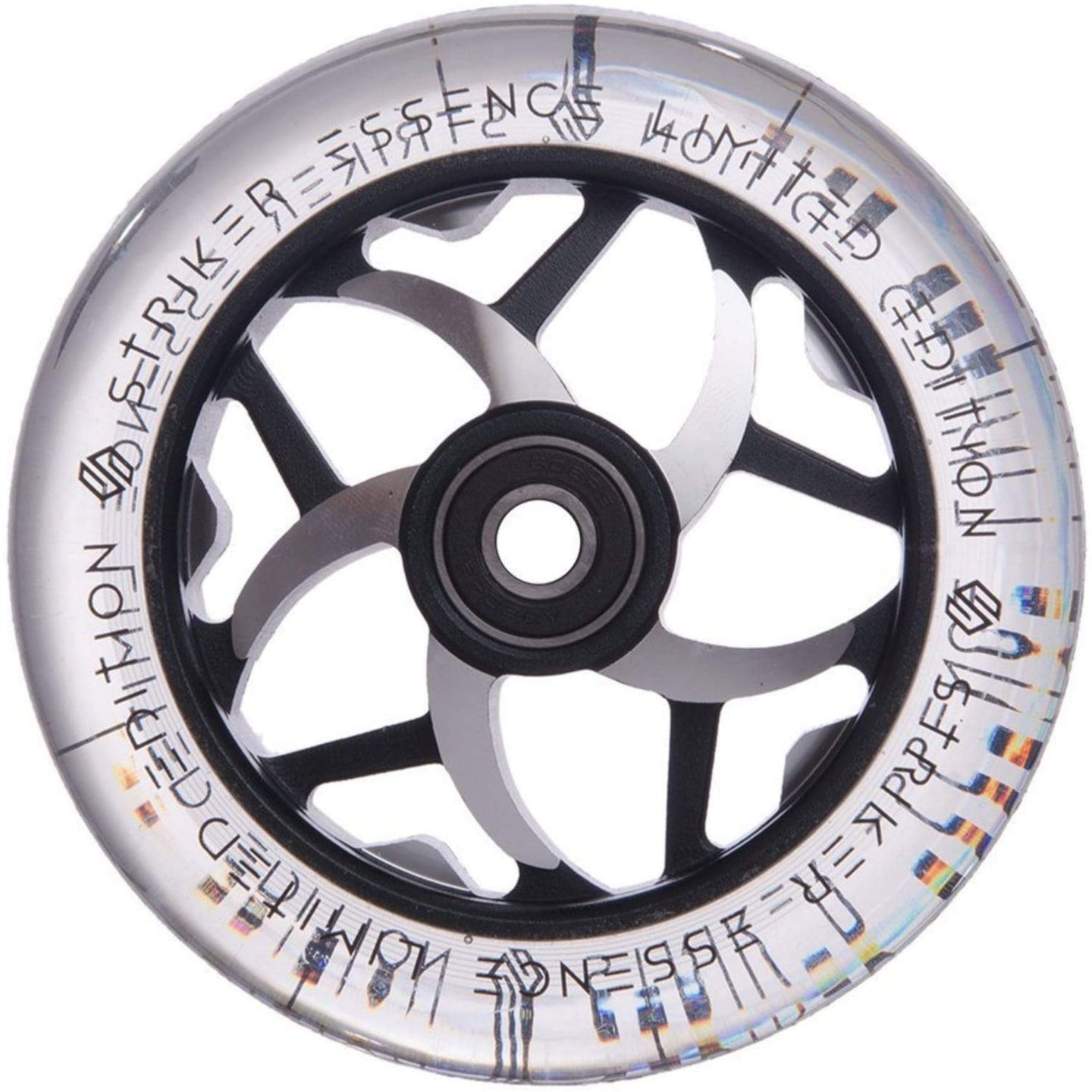 Striker Essence V3 Clear PU 110mm Stunt Scooter Rolle - Black-ScootWorld.de