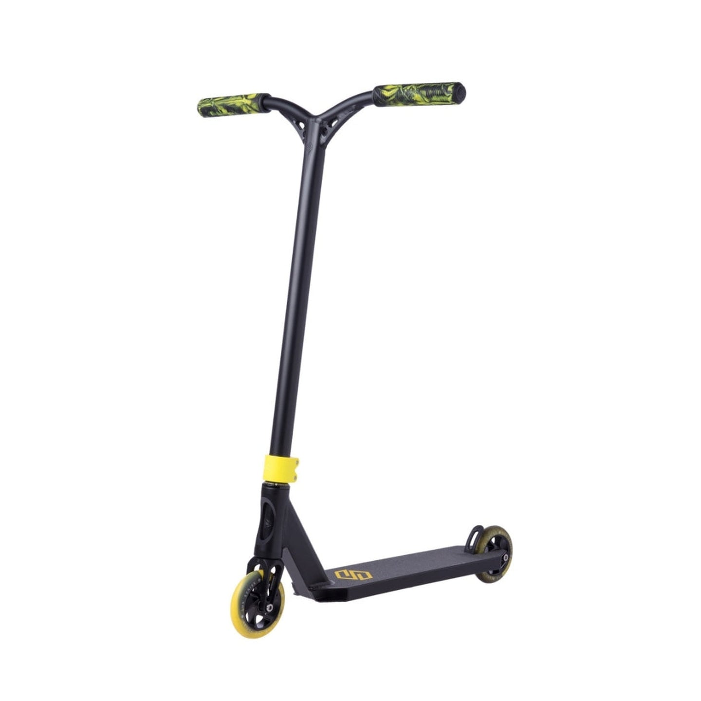 Striker Lux Painted Stunt Scooter - Black/Yellow-ScootWorld.de