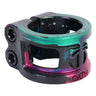 Oath Cage V2 Alloy 2 Bolt Double Stunt Scooter Clamp - Grün/Rosa