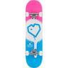 Blueprint Spray Heart V2 Komplet Skateboard - Blau/Weiß/Rosa