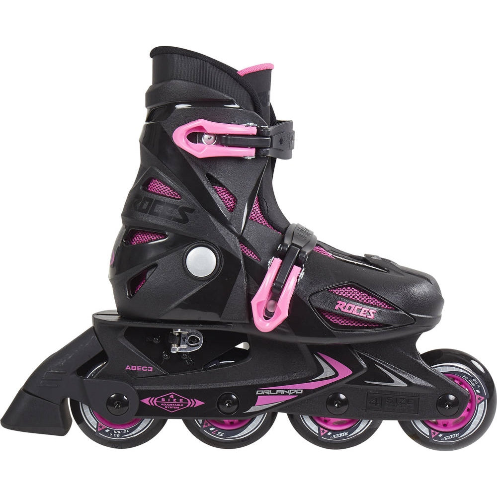 Roces Orlando ||| Inliners Mädchen - Black/Pink-ScootWorld.de