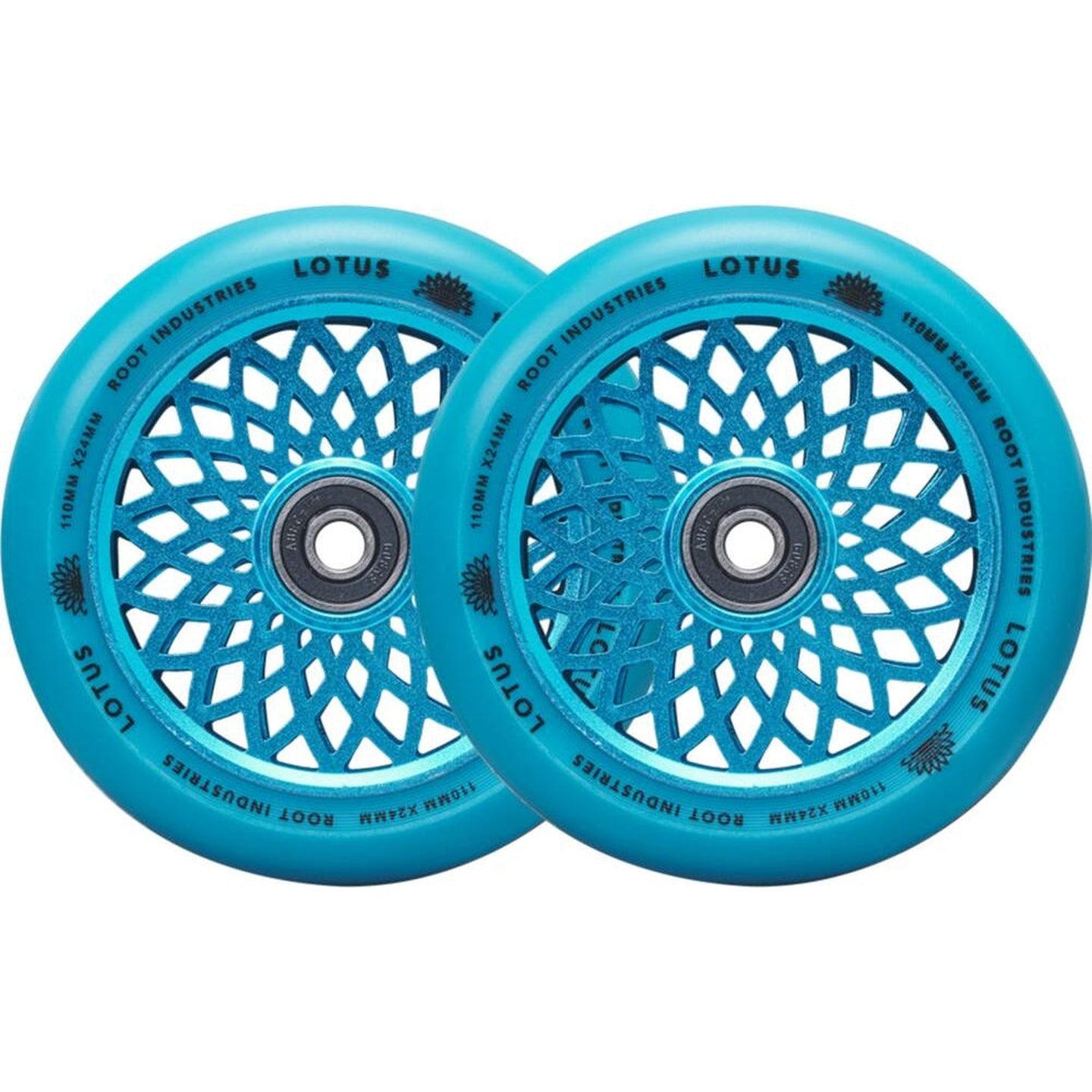 Root Lotus Stunt Scooter Rolle 2-Pack - Strahlendes Blau-ScootWorld.de