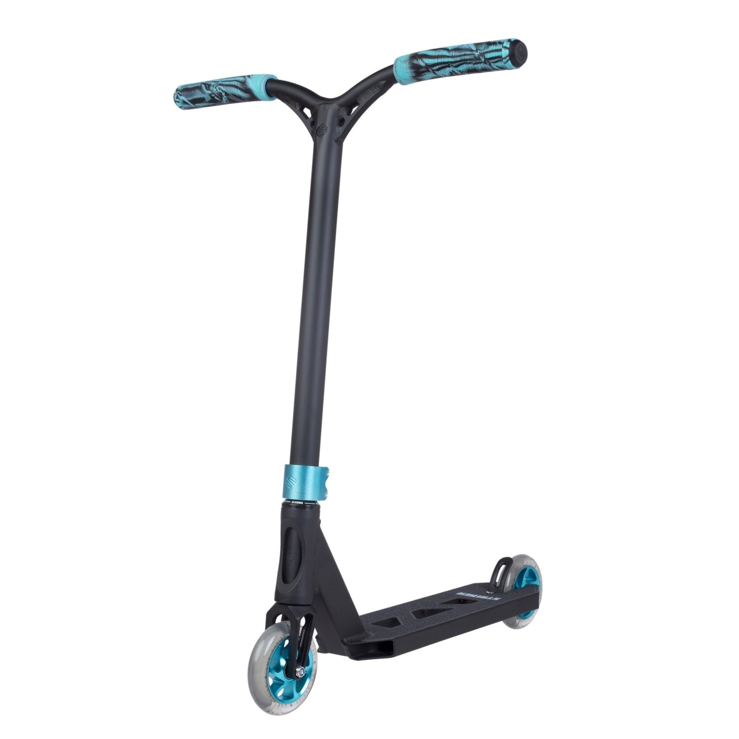 Striker Lux Youth Stunt Scooter - Clear/Teal-ScootWorld.de