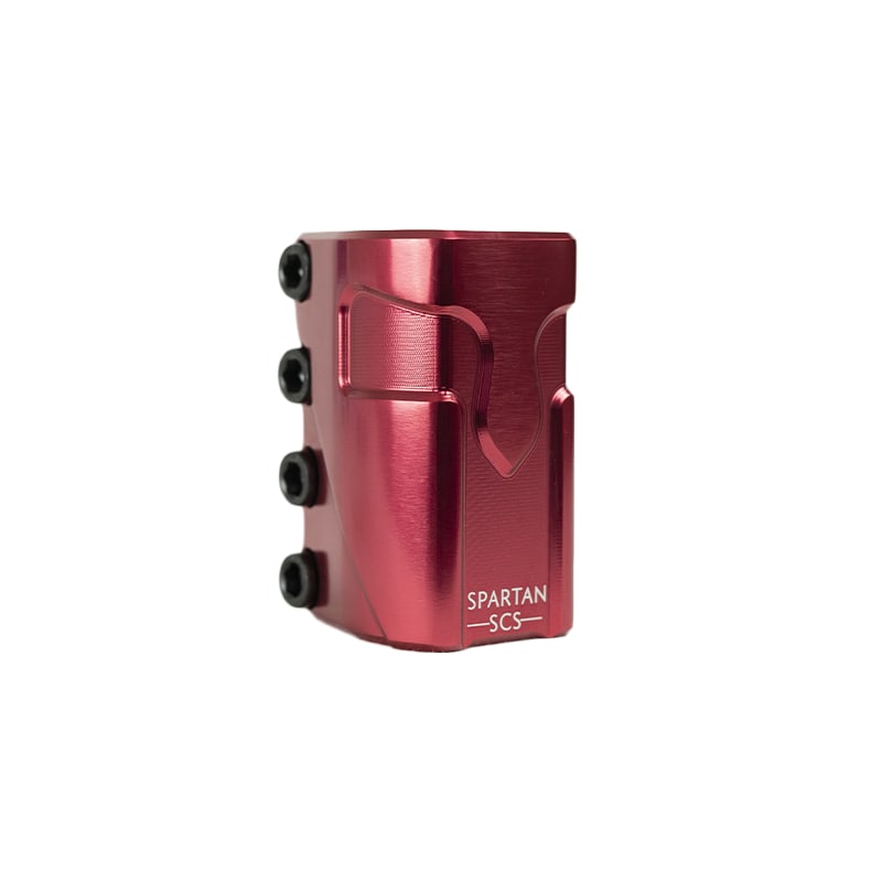 Supremacy Spartan SCS Stunt Scooter Clamp - Red-ScootWorld.de