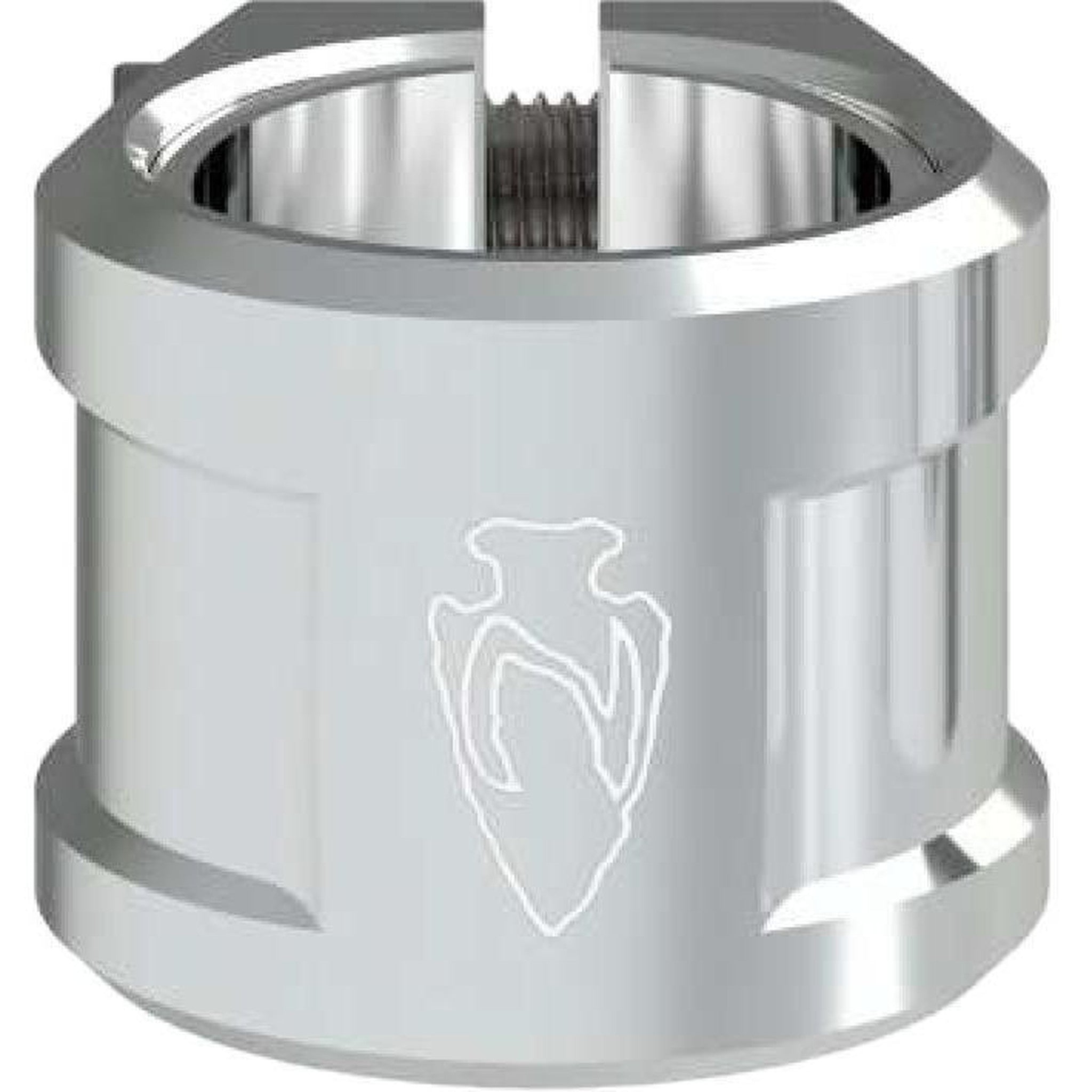 North Axe V2 Double Stunt Scooter Clamp - Silver-ScootWorld.de