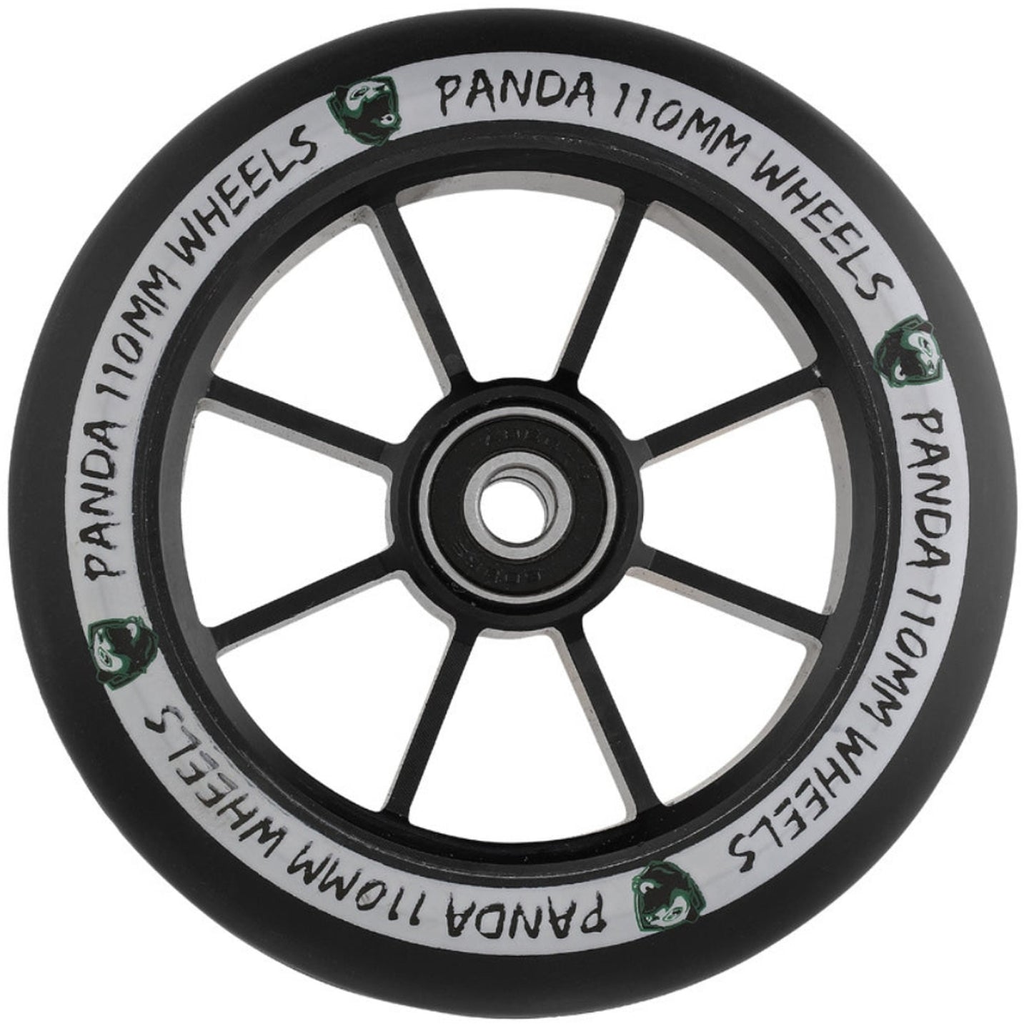 Panda Spoked V2 110mm Stunt Scooter Rolle - Schwarz-ScootWorld.de