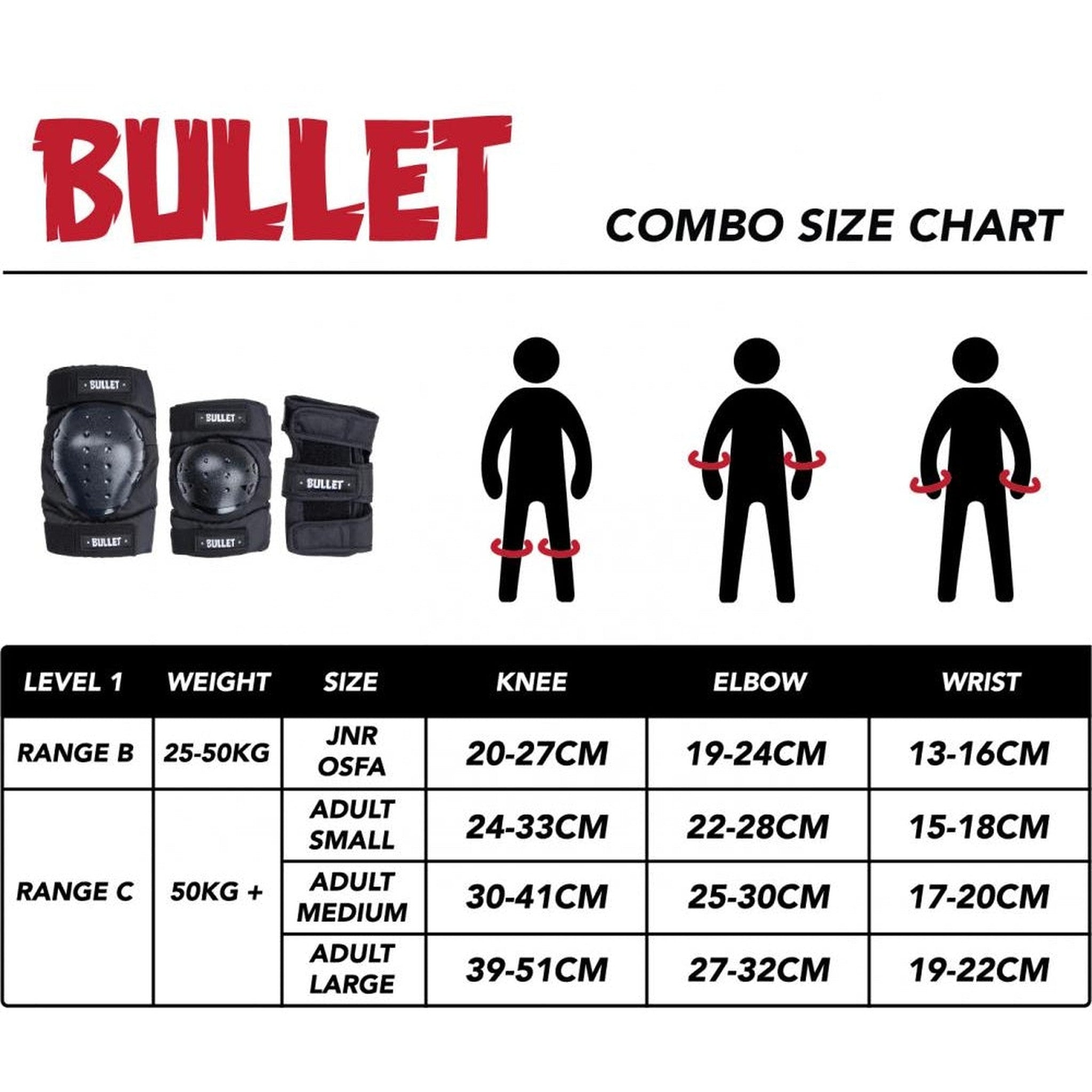 Bullet Triple Padset Schutzset -ScootWorld.de