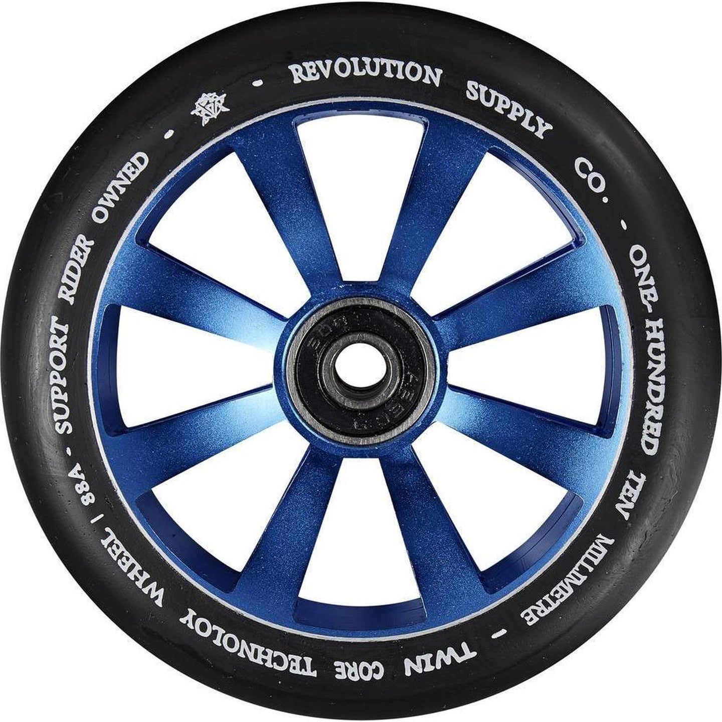 Revolution Supply Twin Core 110mm Stunt Scooter Rolle - Blue-ScootWorld.de