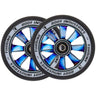 Root Industries Turbine Stunt Scooter Rolle Schwartz - Blau Chrome