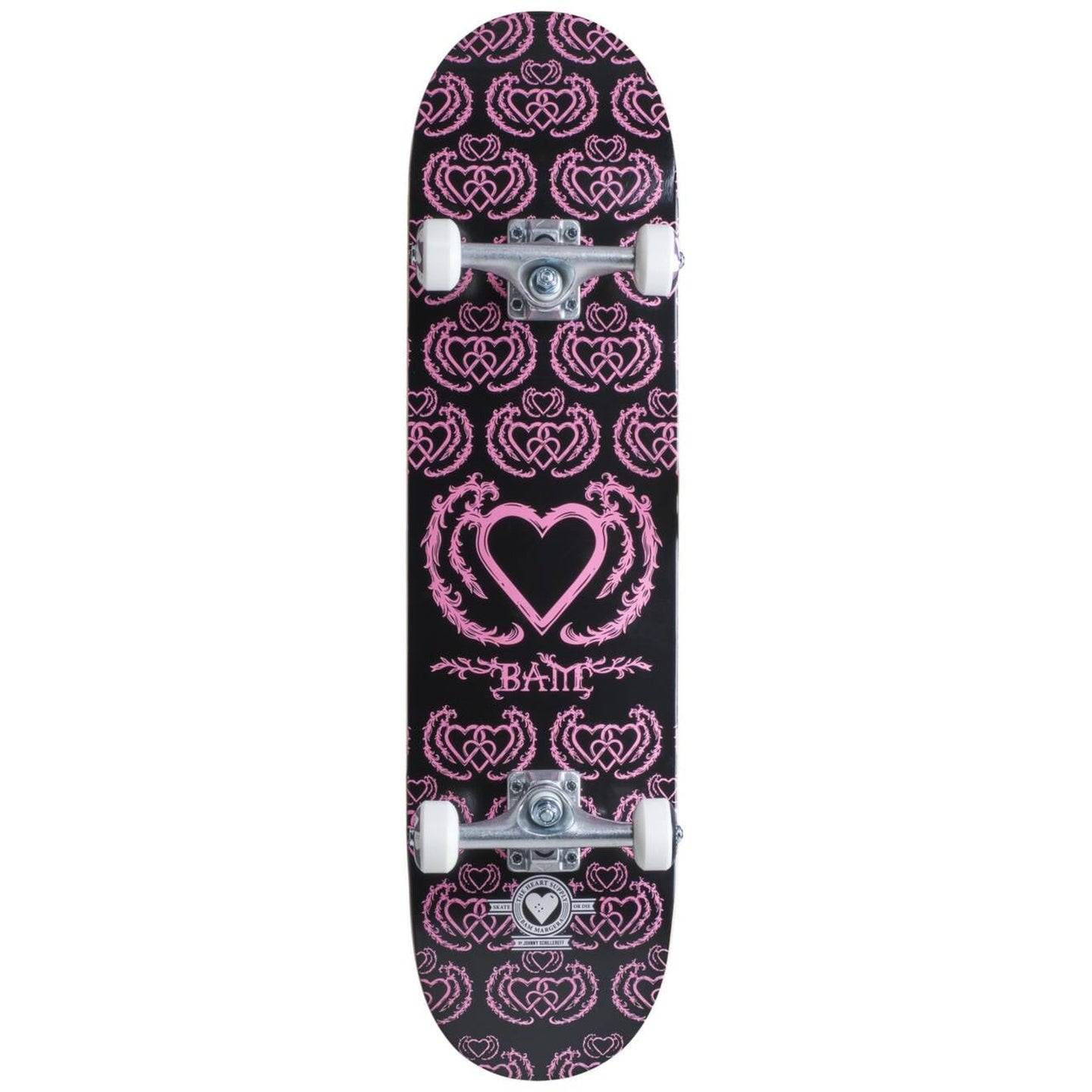 Heart Supply Bam Pro Skateboard Komplettboard - United (Black)-ScootWorld.de