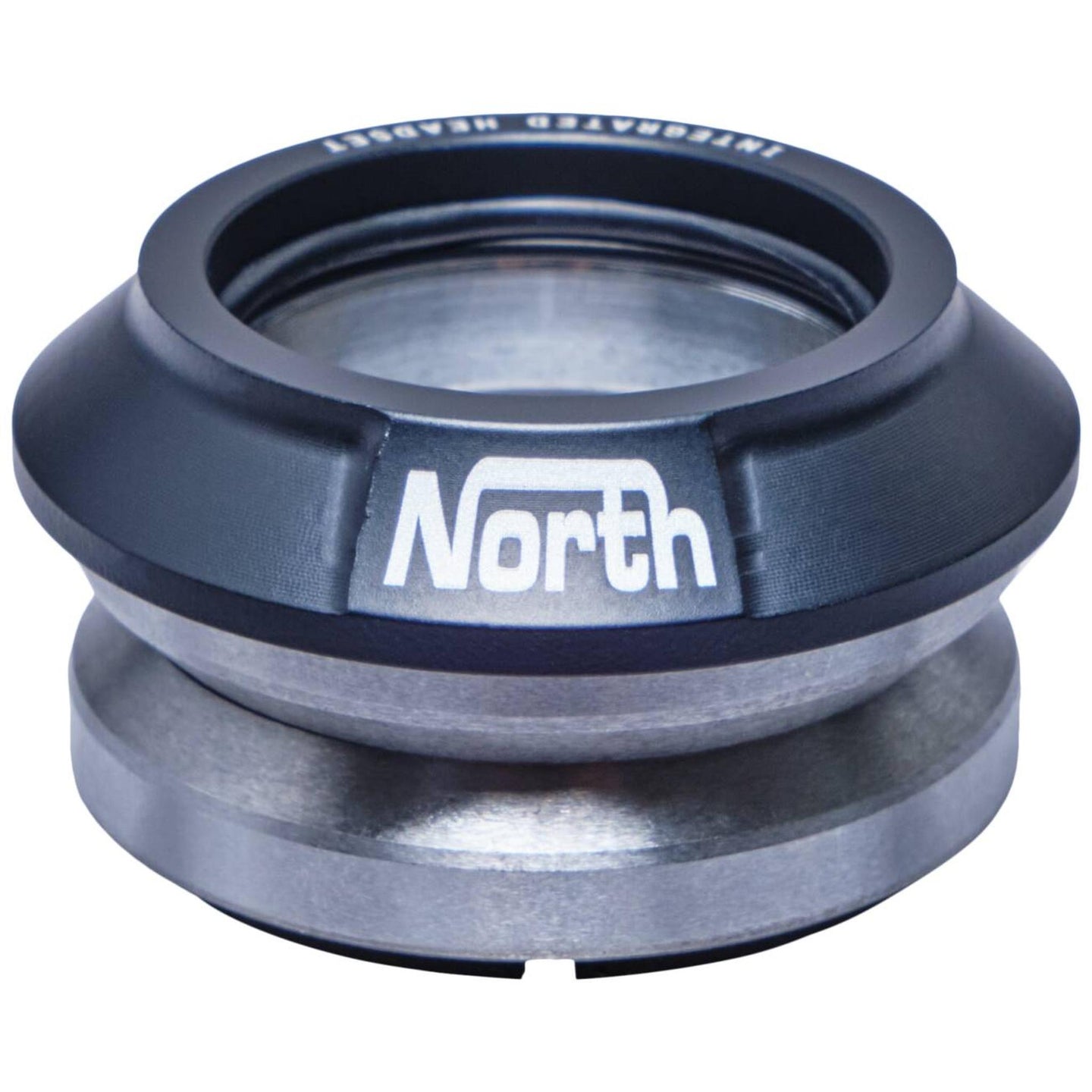 North Star Integrated Stunt Scooter Headset - Matte Black-ScootWorld.de