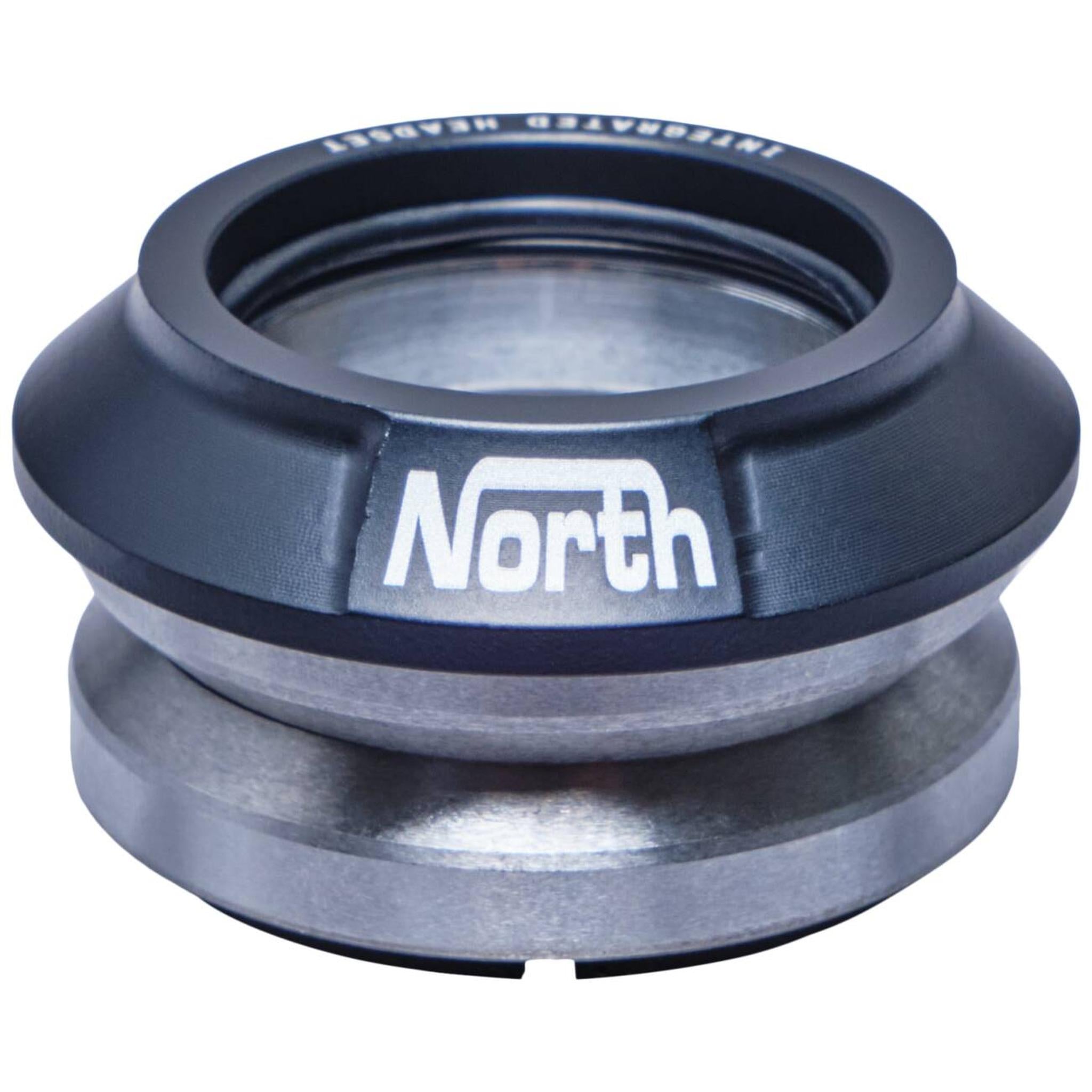 North Star Integrated Stunt Scooter Headset - Matte Black-ScootWorld.de