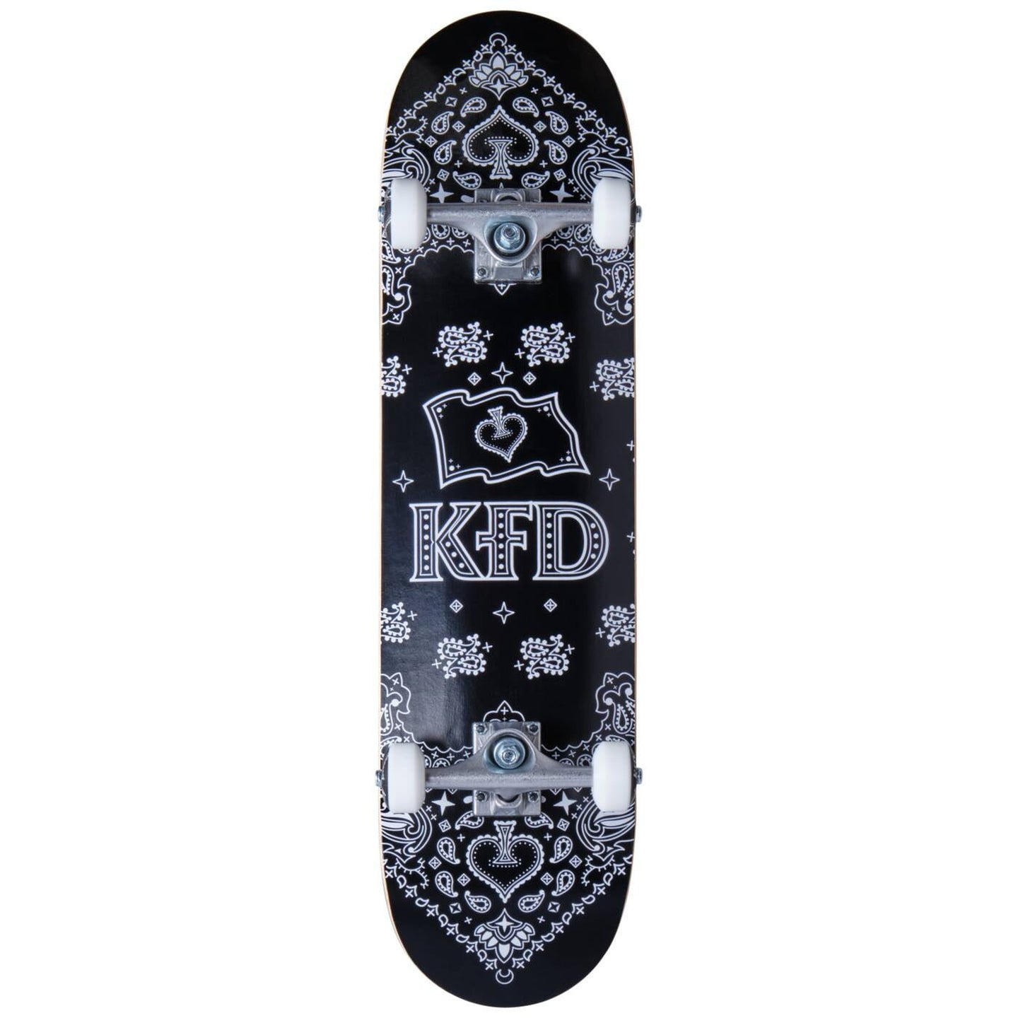 KFD Bandana Komplett-Skateboard - Black-ScootWorld.de