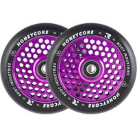 Root Honeycore 110mm Stunt Scooter Rollen 2-pack - Purple-ScootWorld.de