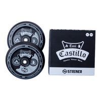 Striker Toni Castillo Signature 110mm Stunt Scooter Rollen 2-Pack - Black/White-ScootWorld.de