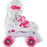 Roces Quaddy 2.0 Verstellbare Rollschuhe Kinder - Weiß/Rosa