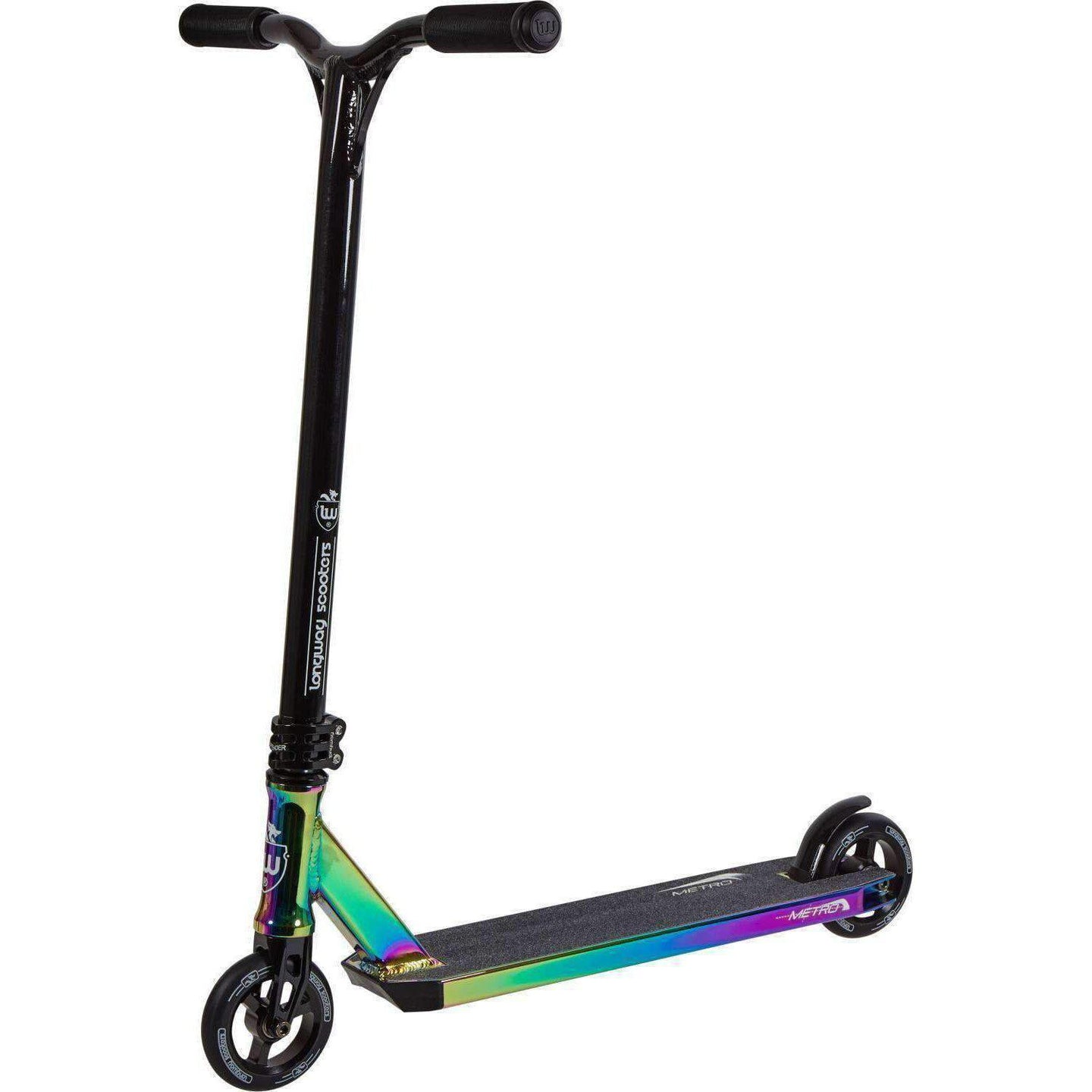 Longway Metro 2K19 Komplett Stunt Scooter - Black/Rainbow-ScootWorld.de