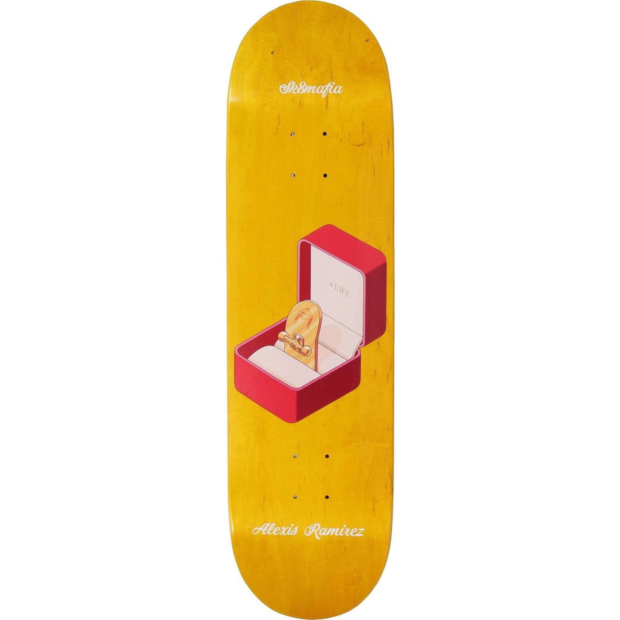 Sk8mafia Alexis Ramirez Hacked Skateboard Deck - Yellow-ScootWorld.de