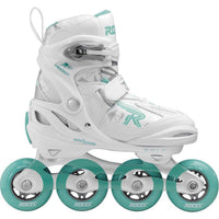 Roces Moody TIF Inline Skates Mädchen - White/Aqua-ScootWorld.de