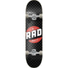 RAD Checkers Progressives Skateboard - Schwarz/Grau