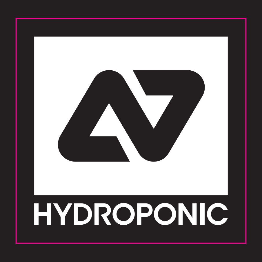 Hydroponic Logo Sticker - Hvid-ScootWorld.de