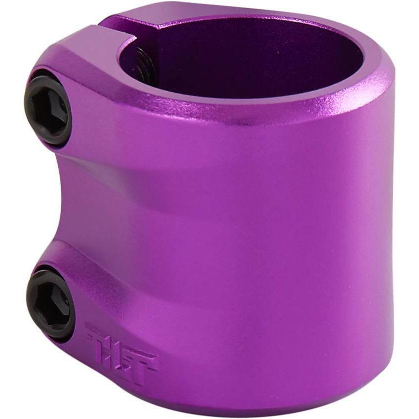 Tilt Sculpted Double Stunt Scooter Clamp - Purple-ScootWorld.de