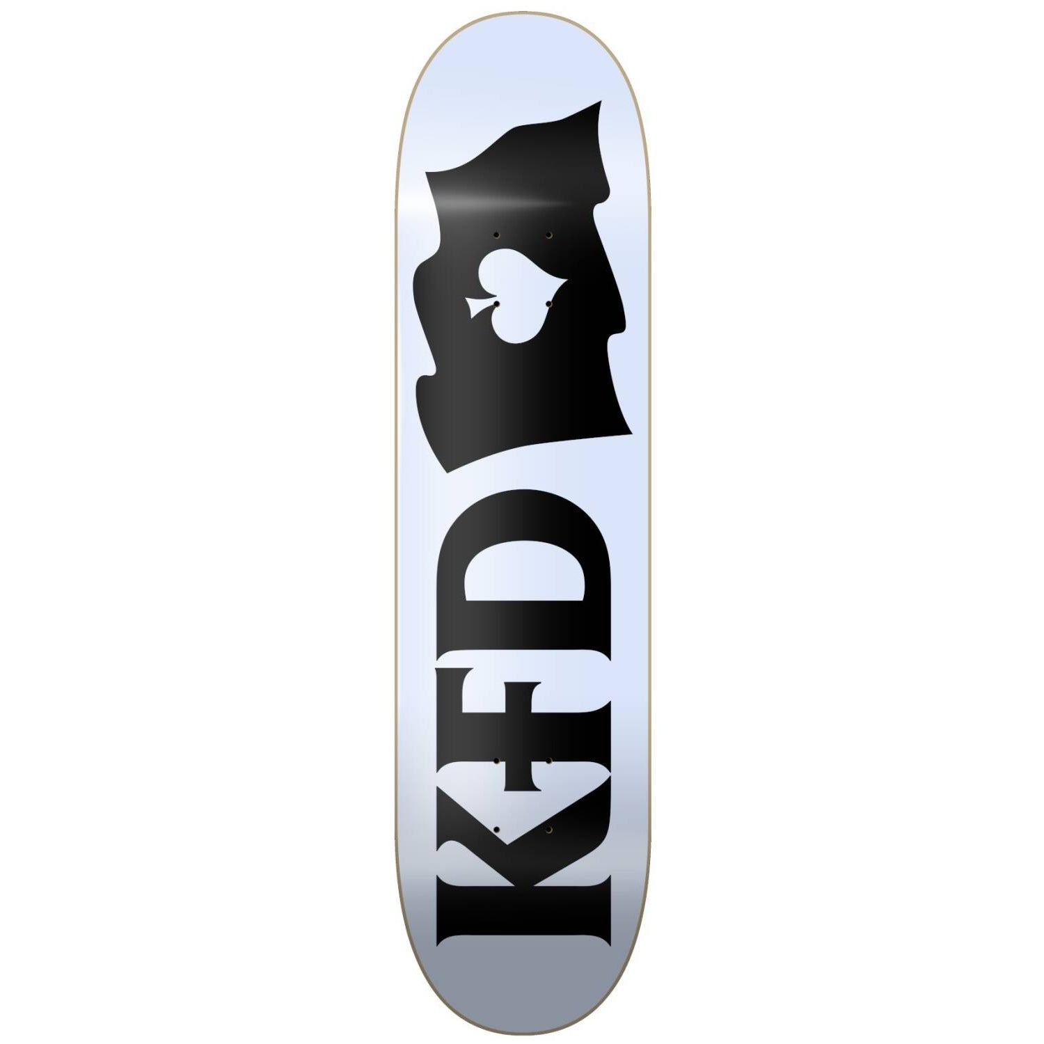 KFD Logo Flagship Skateboard Deck - White-ScootWorld.de