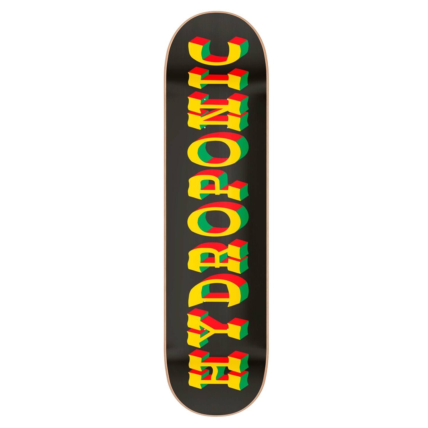 Hydroponic West Skateboard Deck - Black-rasta-ScootWorld.de