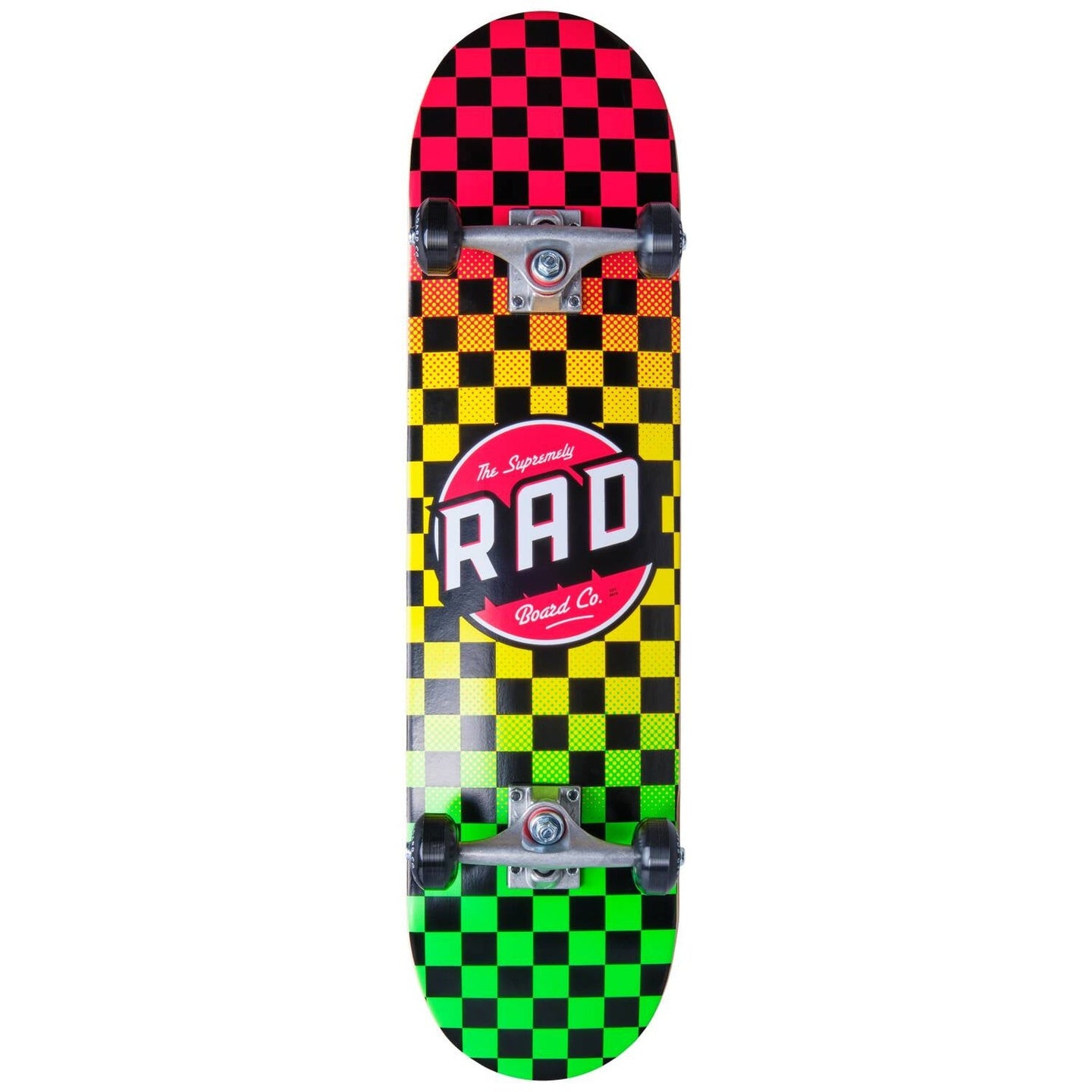 RAD Checkers Progressives Skateboard - Rasta-ScootWorld.de