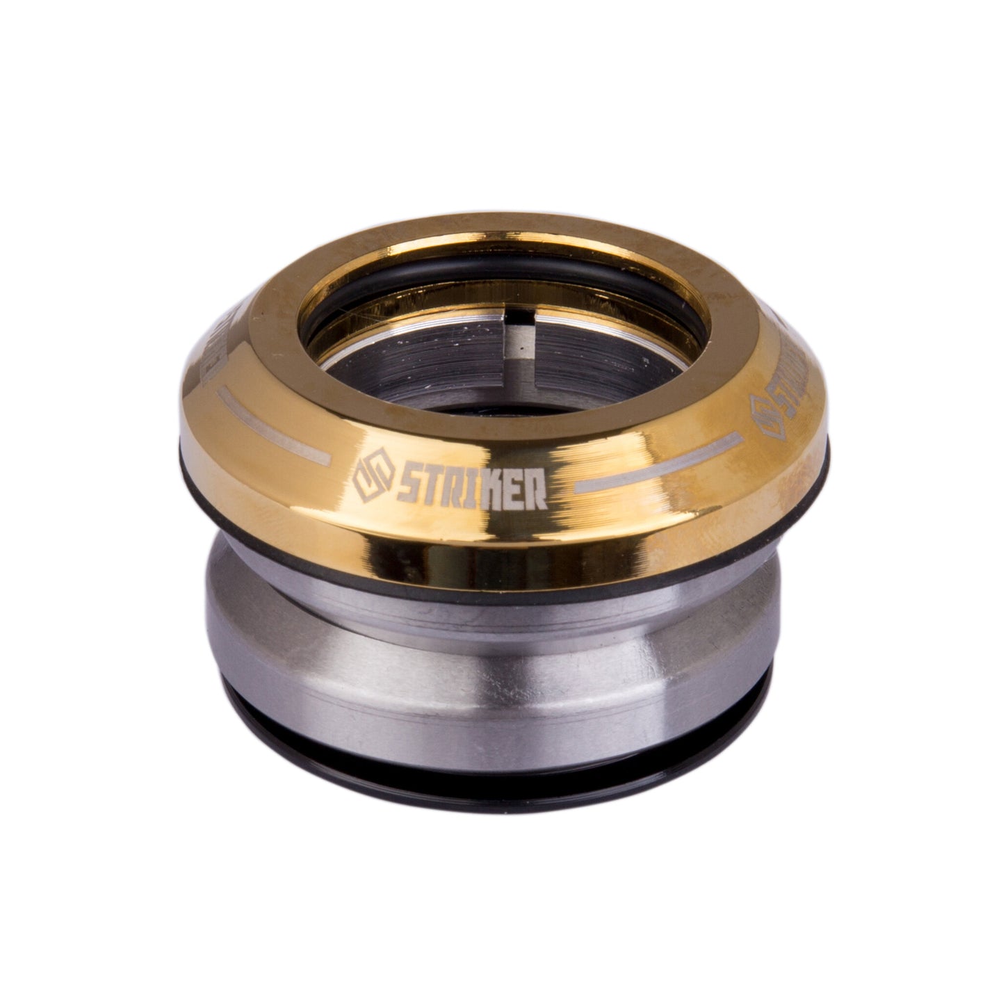 Striker Integrated Stunt Scooter Headset - Gold-ScootWorld.de