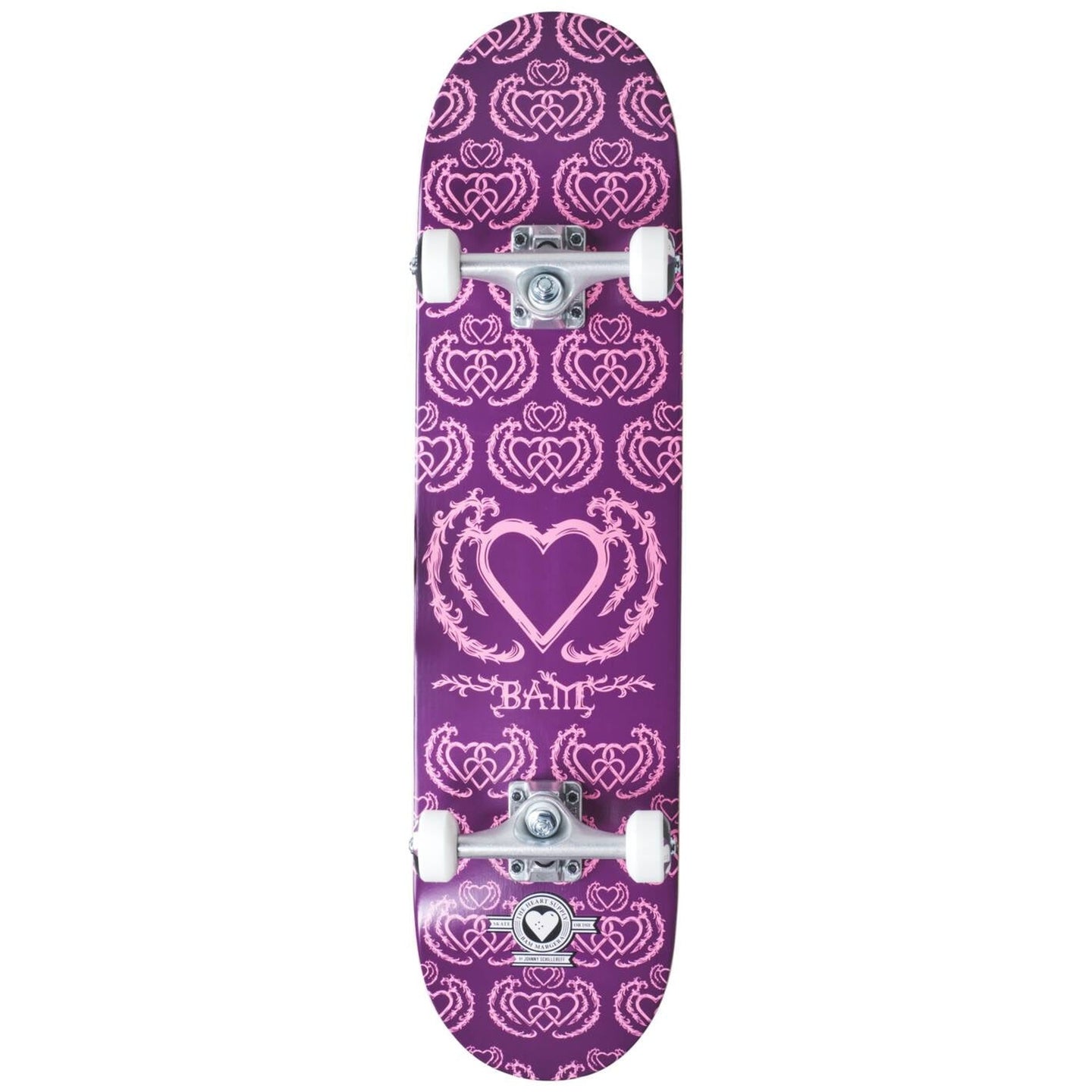 Heart Supply Bam Pro Skateboard Komplettboard - United (Purple)-ScootWorld.de