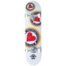 Herz Versorgung Orbit Logo komplette Skateboard - Weiß/Schwarz/Rot