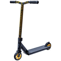 Crisp Blaster Mini Stunt Scooter - Black/Gold Cracking-ScootWorld.de