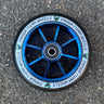 Panda Spoked V2 110mm Stunt Scooter Rolle - Blau Chrome