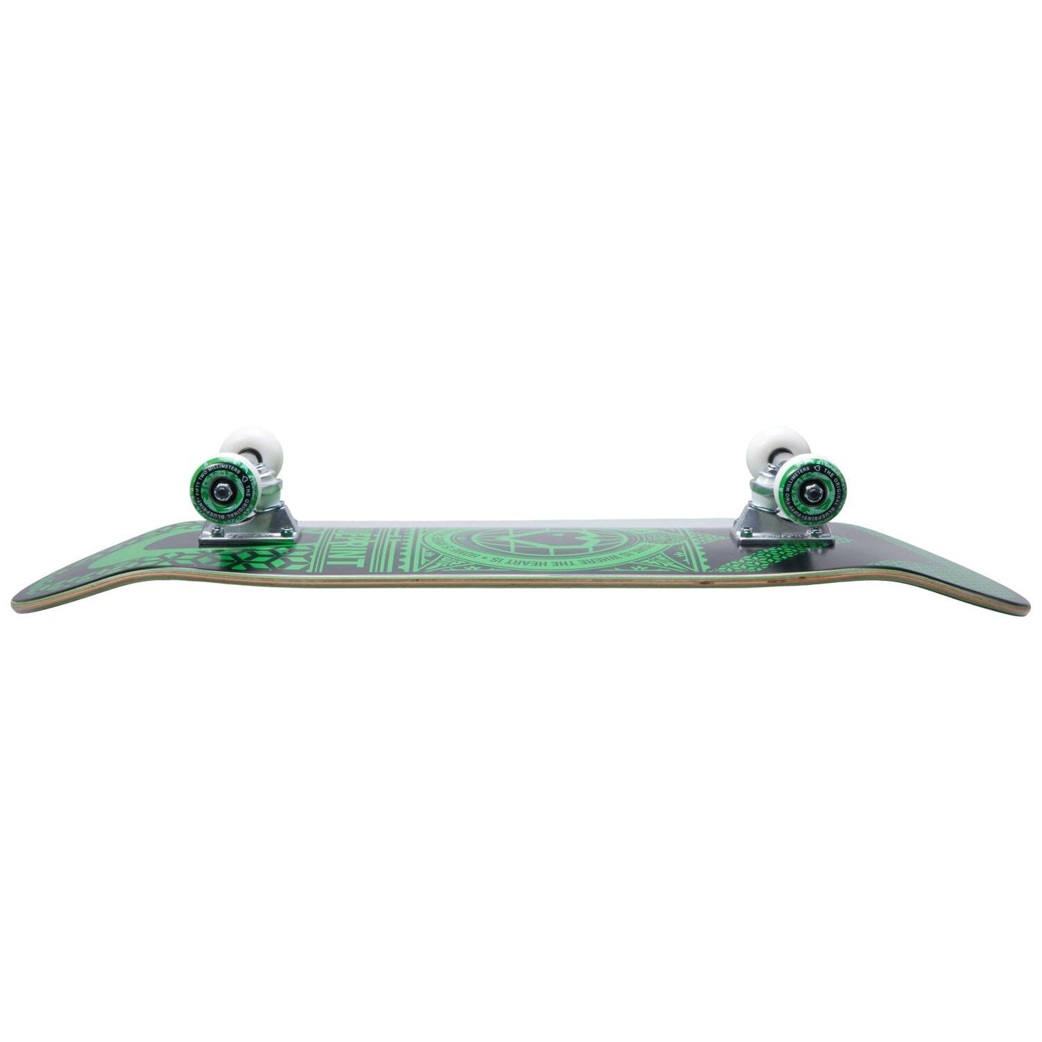 Blueprint Home Heart Komplett-Skateboard - Black/Green-ScootWorld.de