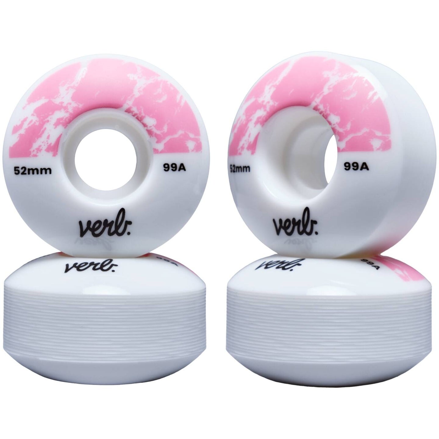 Verb Dip 99A Skateboard Rollen 4-Pack - Marbel Pink-ScootWorld.de