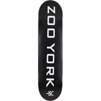 Zoo York Classic Logo Block Skateboard Deck - Black-ScootWorld.de