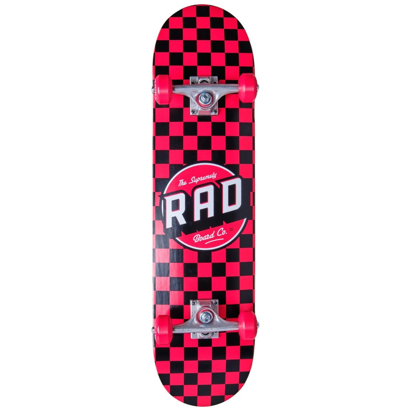 RAD Checkers Komplet Skateboard - Rot-ScootWorld.de