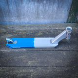 Apex ID Limited 4.5" Stunt Scooter Deck - Silver/Blue-ScootWorld.de