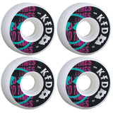 KFD DIY SKateboard Rollen 4-Pack - Teal-ScootWorld.de