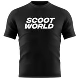 ScootWorld Big Logo Tshirt - Black-ScootWorld.de